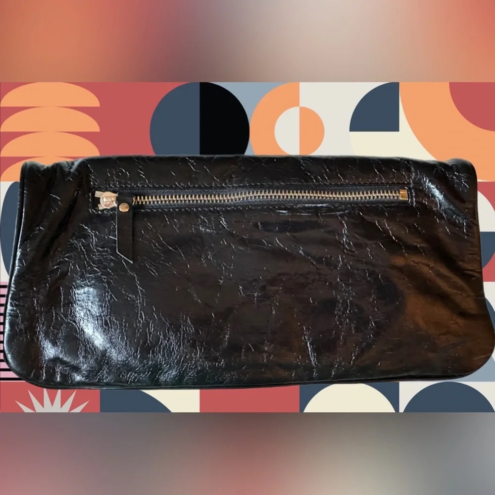 Joseph Charles Jet Black Leather Berkshire Convertible Messenger Bag NWT